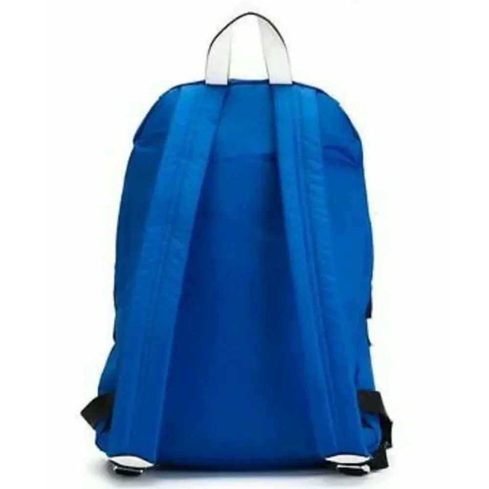 Marc Jacobs Blue Mini Packrat Backpack Chic Edgy Feminine Retro Casual Travel